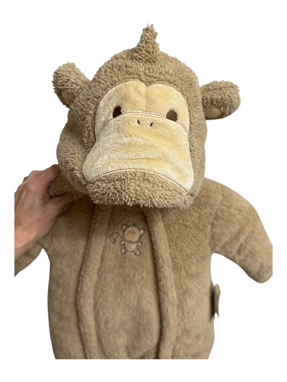 Plush Monkey Themed Sherpa Baby Bunting-NWT Size 6-9 Months
